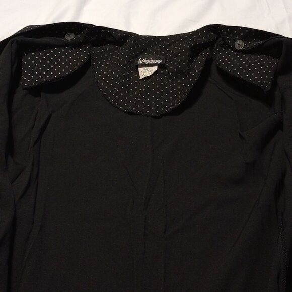 Vintage Whirlaway Frocks Black Polka Dot Button Up - Picture 4 of 11